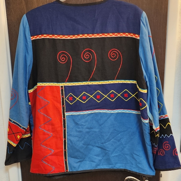 Colorful Patchwork Jacket - Picture 3 of 4